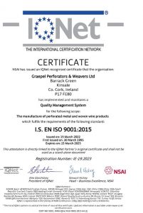 Cert-067.9001: IQNet Certificate / 9001:2015